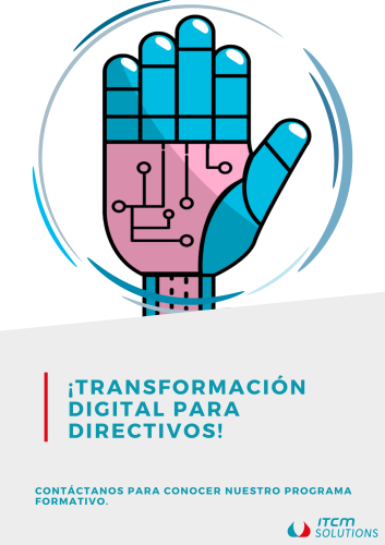 Cartel transformación digital para directivos.